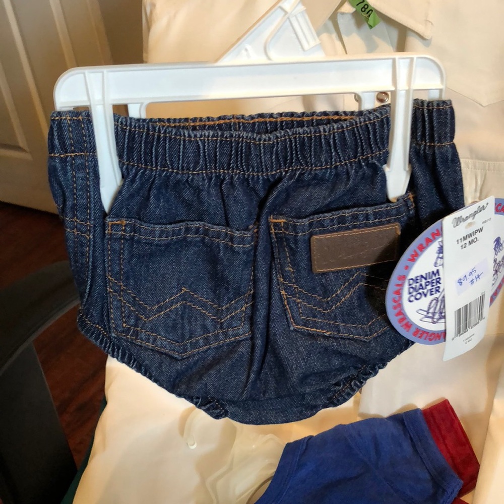 Infants Wrangler blue jean bloomers